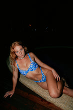 Load image into Gallery viewer, KALI HIGH CUT BIKINI BOTTOM - BLUE